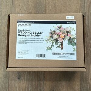 Oasis Floral Products Grande Slant Wedding Belle Bouquet Holder 5 Pieces